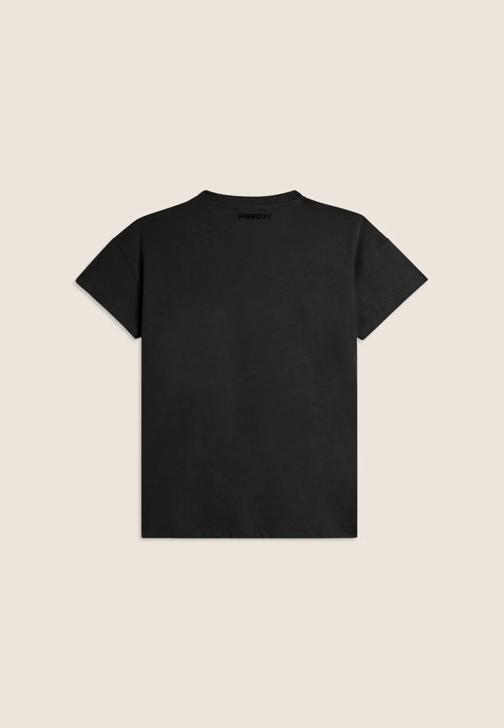 Freddy T-Shirt Flügelärmel Damen Zen Blue Baumwolle