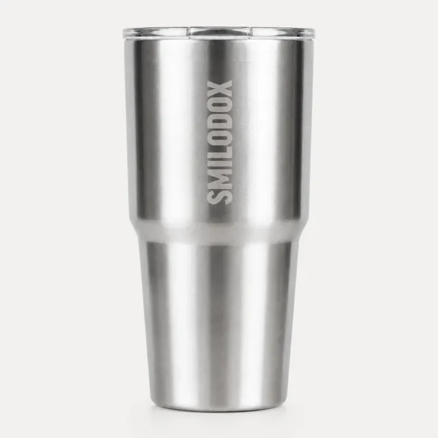 Smilodox Pantho Trinkflasche 550ml Schwarz Edelstahl
