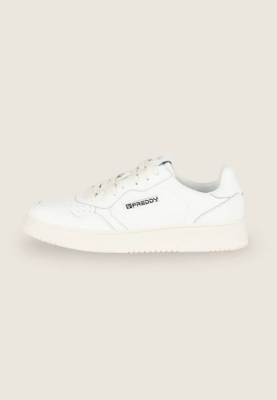 Freddy Sneaker Damen Leder weiß Basketball Memory-Foam