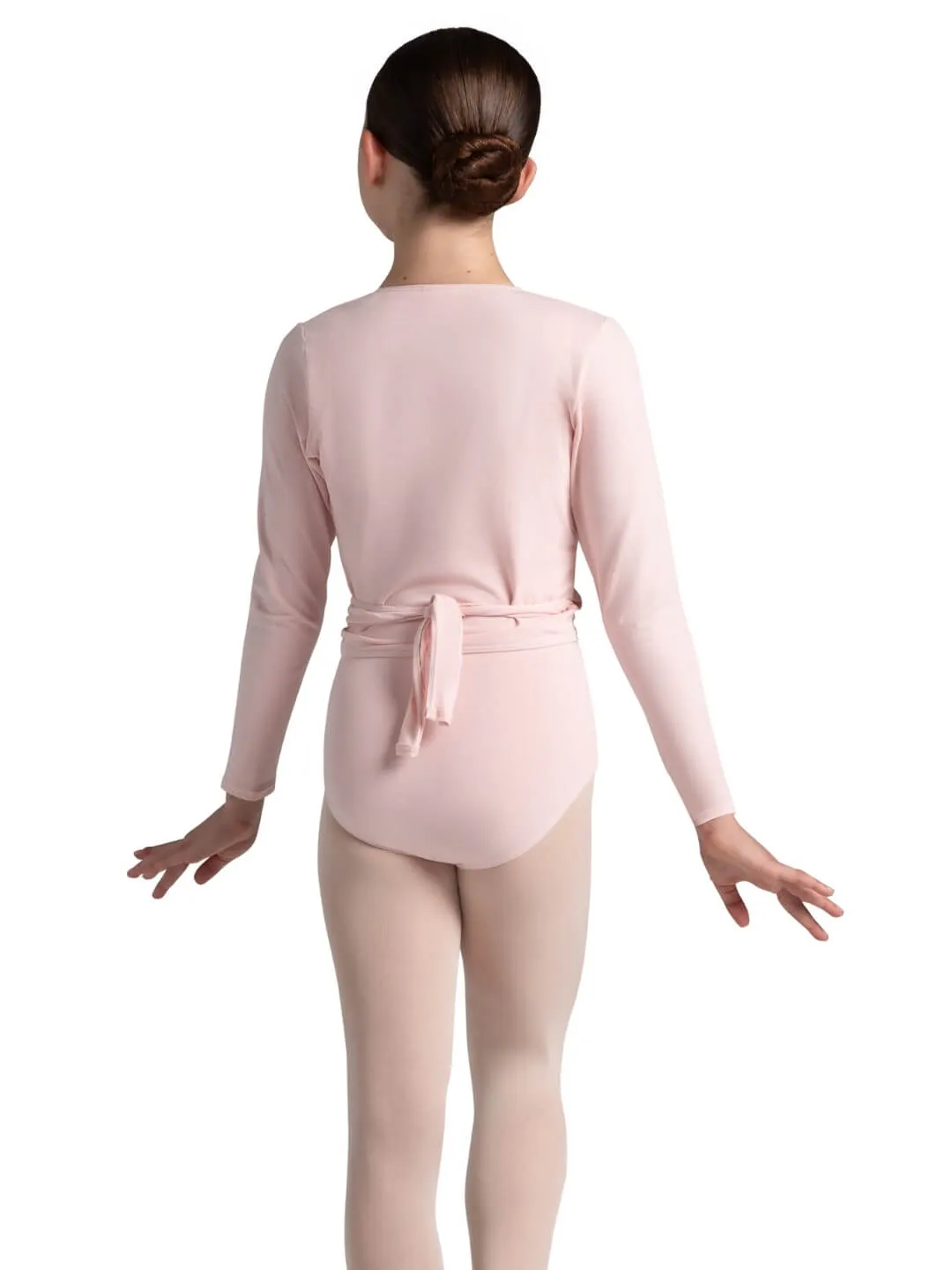 Capezio Cross-over CAD850C Wickeltop Pink Baumwolle Mädchen