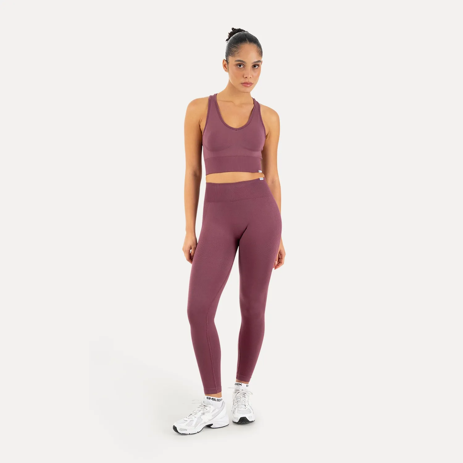 Smilodox Cetrina Vonda Scrunch Leggings Schwarz Push-up