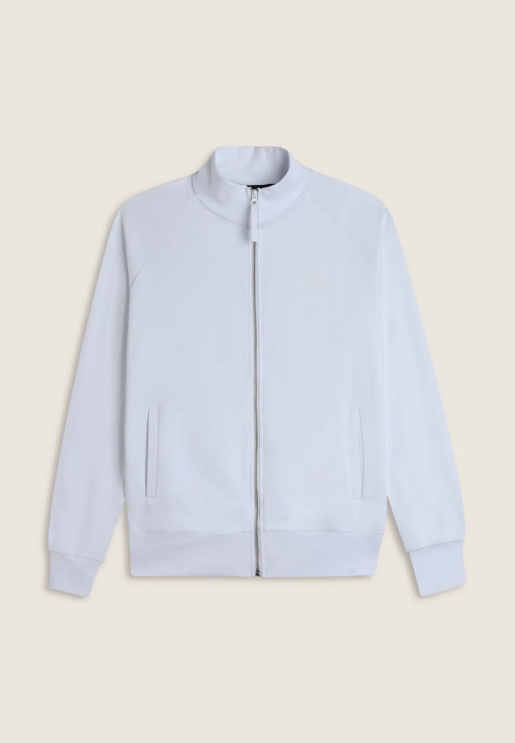 Freddy Comfort Fit Sweatjacke weiß Baumwolle