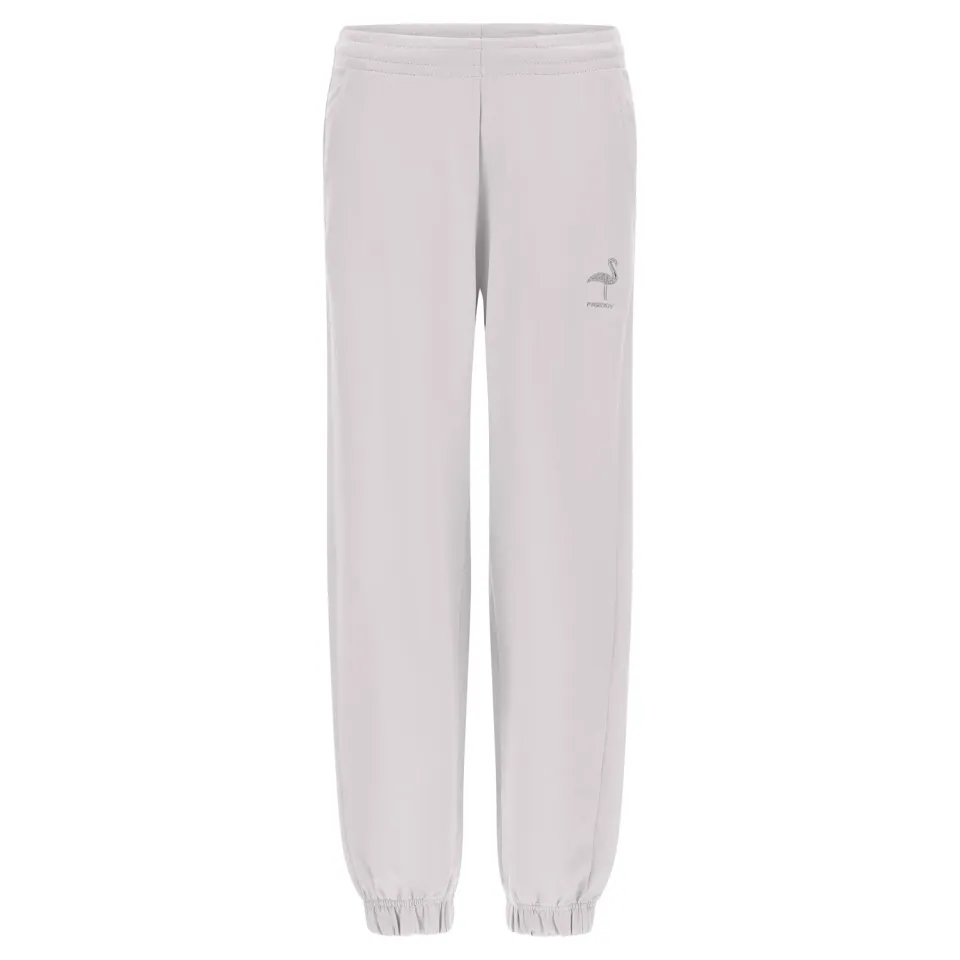 Freddy Damen Jogger French Terry Flamingo-Patch Rosa