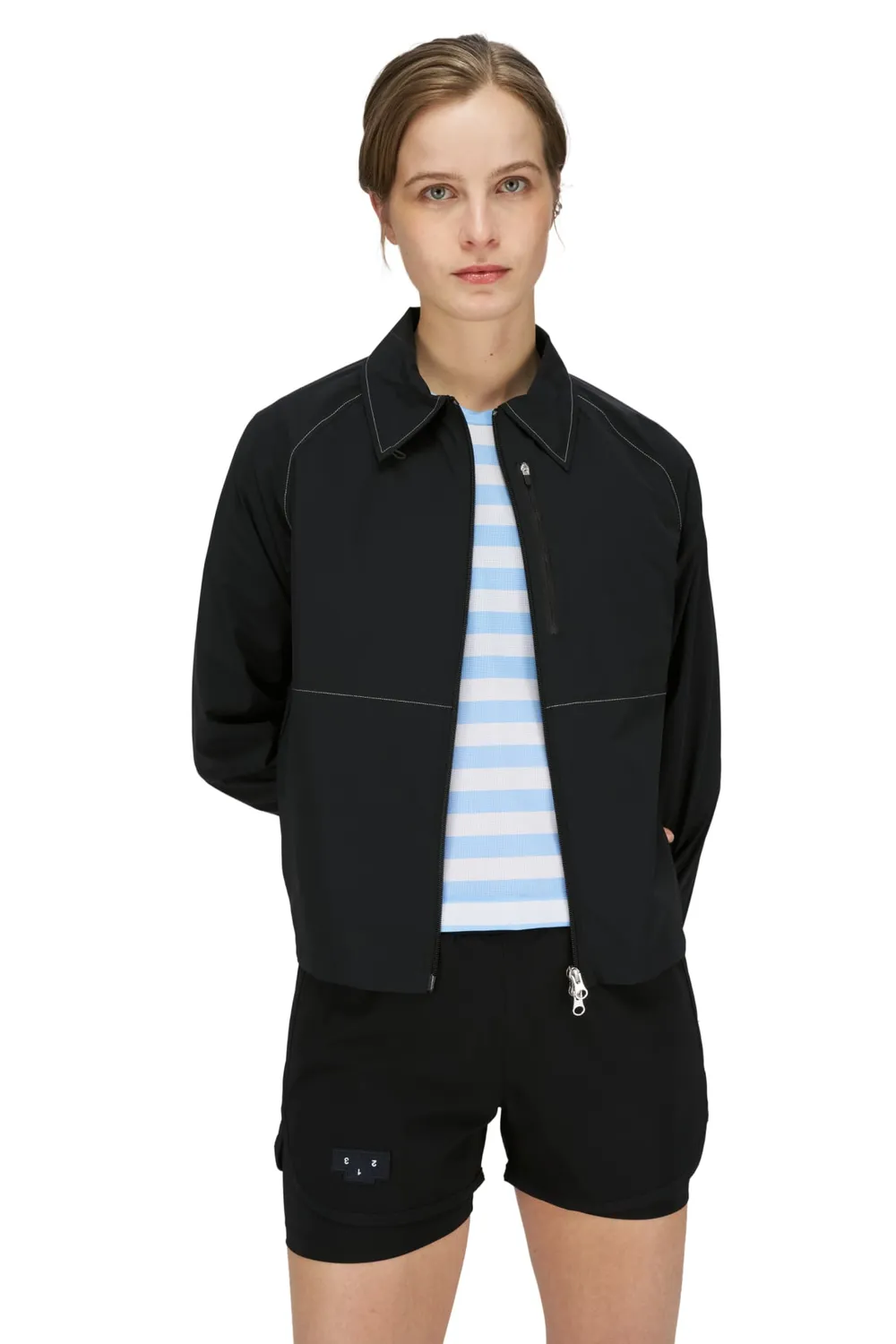 UNNA Run Wild Shirt W Overshirt Schwarz reflektierend