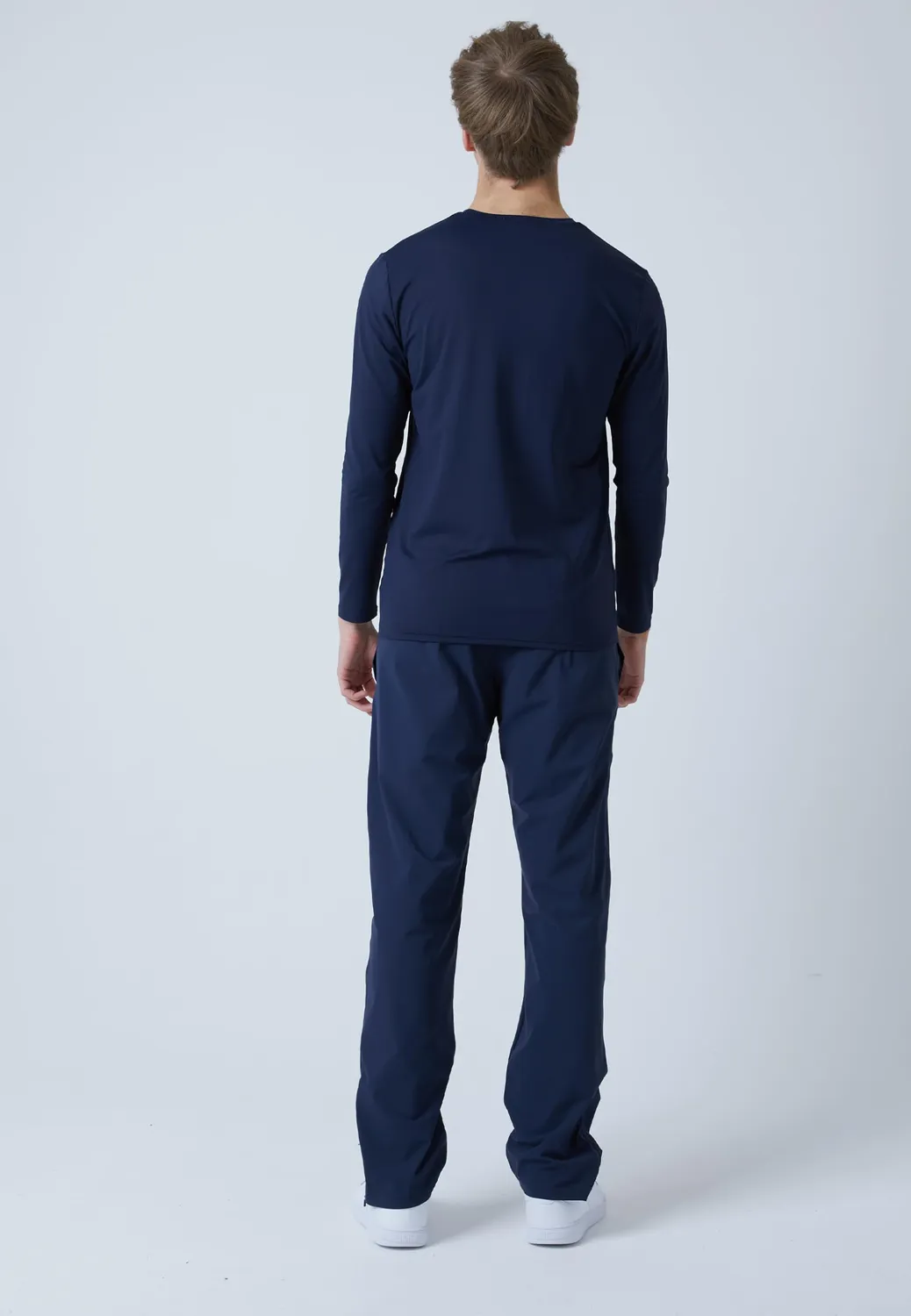 Sportkind Woven Trainingshose Navy Gr. L mit Zip
