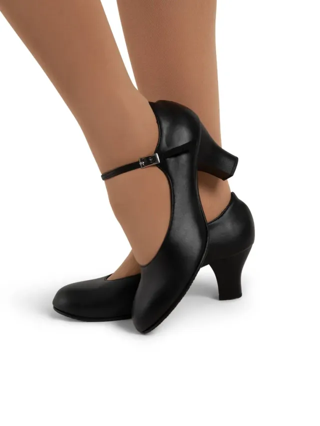 Capezio Classics Mia 833 Charakterschuhe Schwarz 5 cm