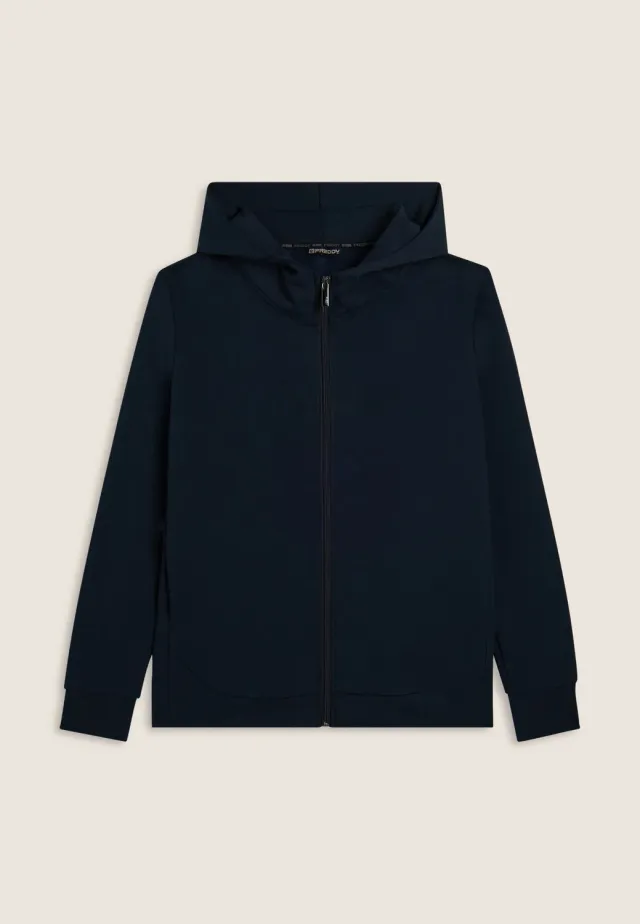Freddy Full-Zip Hoodie Herren Kapuze Schwarz Logo