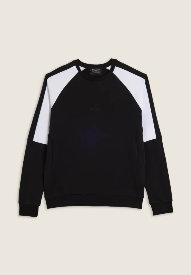 Freddy Colorblock Sweatshirt Schwarz 2S5001