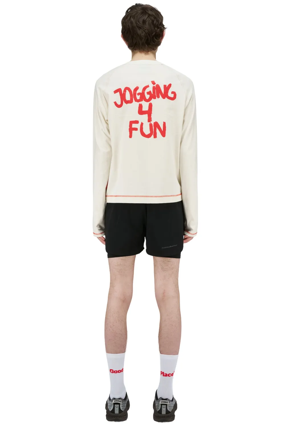 UNNA Jogging 4 Fun LS Shirt Vanilla White