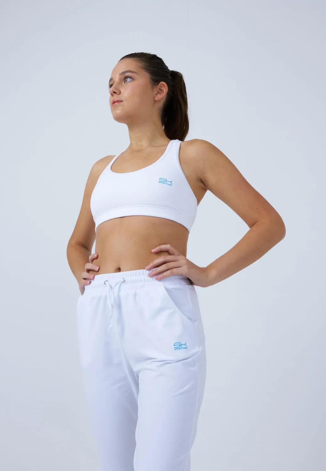 SPORTKIND Fitness Jogginghose lang Taschen atmungsaktiv