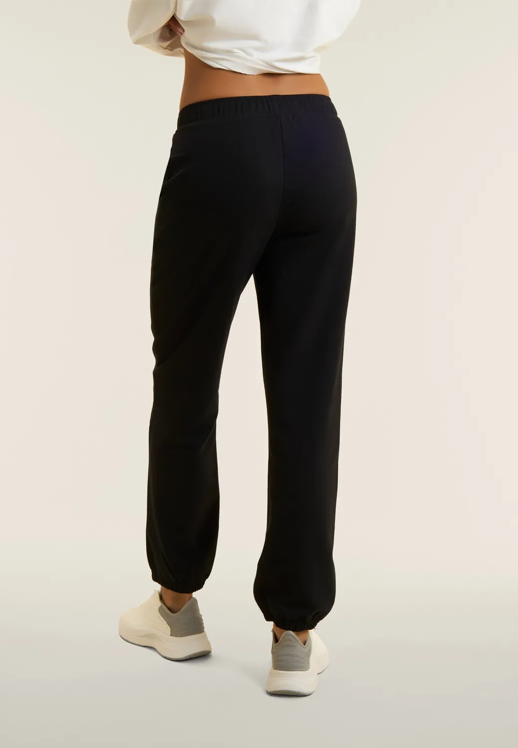 Freddy MST Regular Jogginghose mit Kordel Schwarz