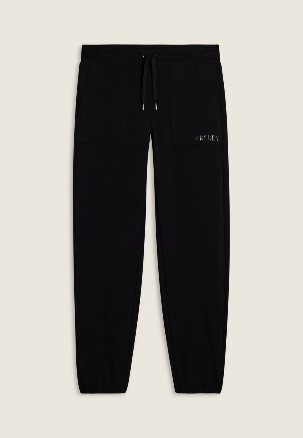 Freddy Regular Sweathose Nero elastischer Saum
