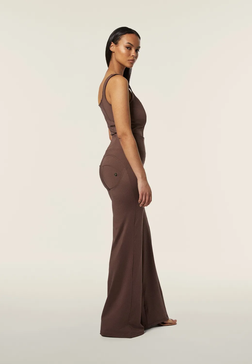Freddy WR.UP Wide-Leg Hose blau atmungsaktiv