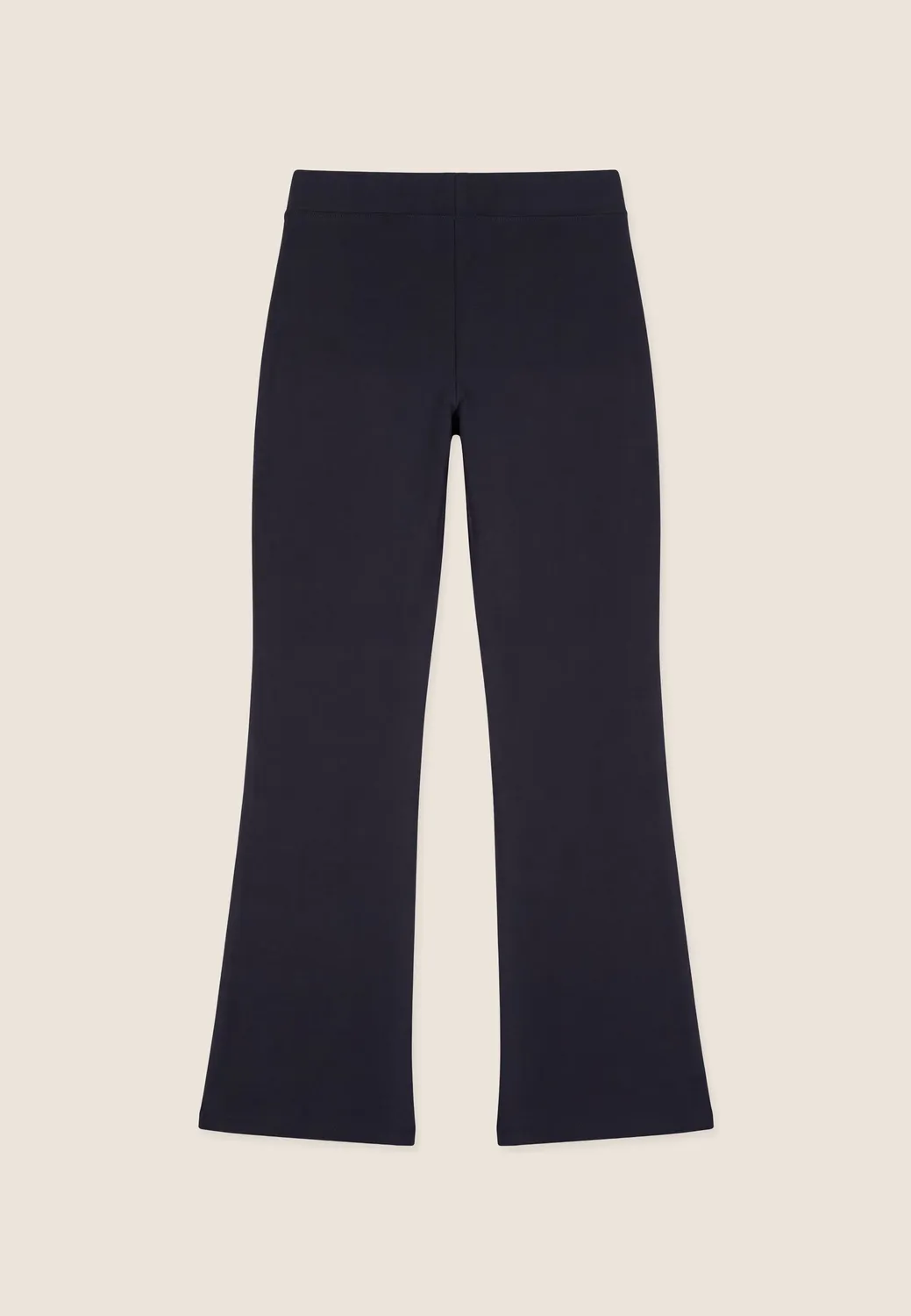 Freddy Flare Leggings Nero Sweat Seideneffekt