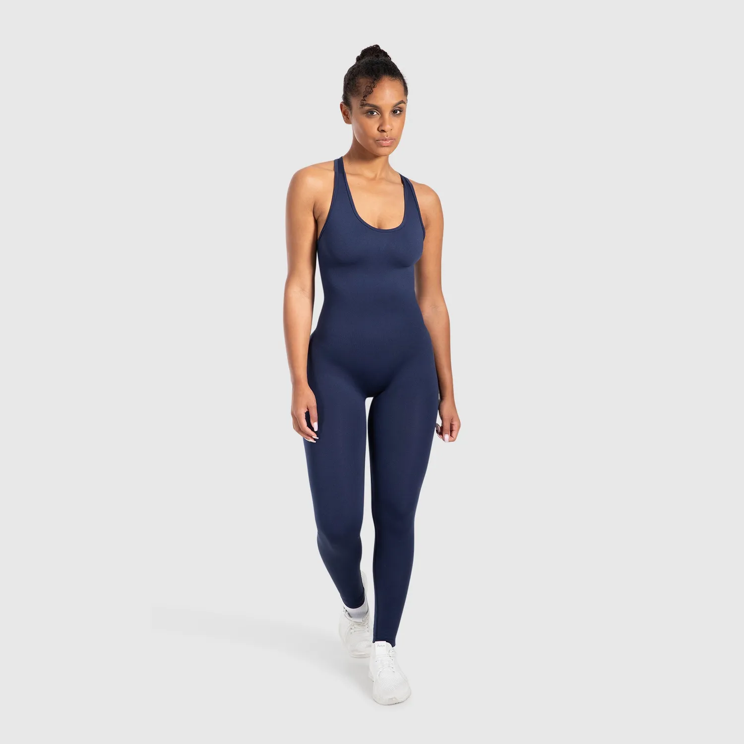 Smilodox Elsie Jumpsuit Schwarz Seamless
