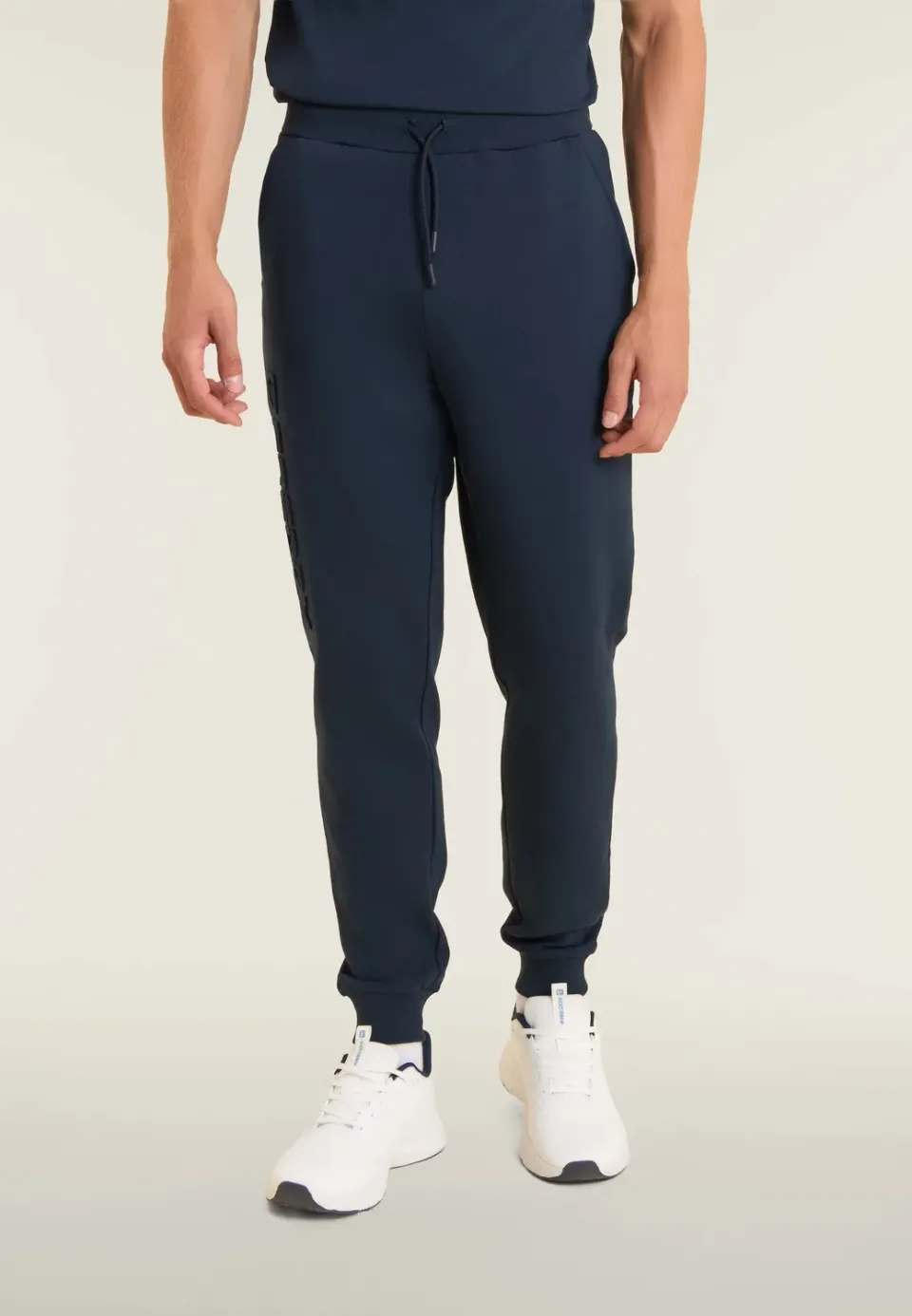 Freddy Slim Interlock Sporthose Herren Jet Black Logo
