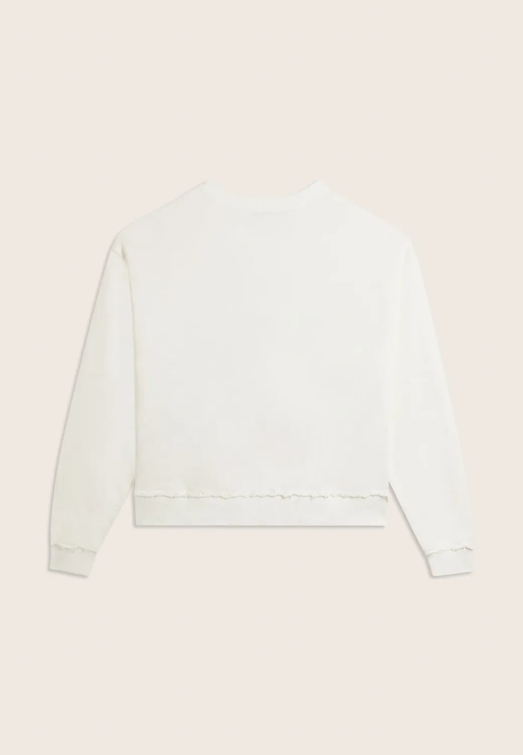 Freddy Elite Cropped Sweatshirt Crystal Gray Baumwolle