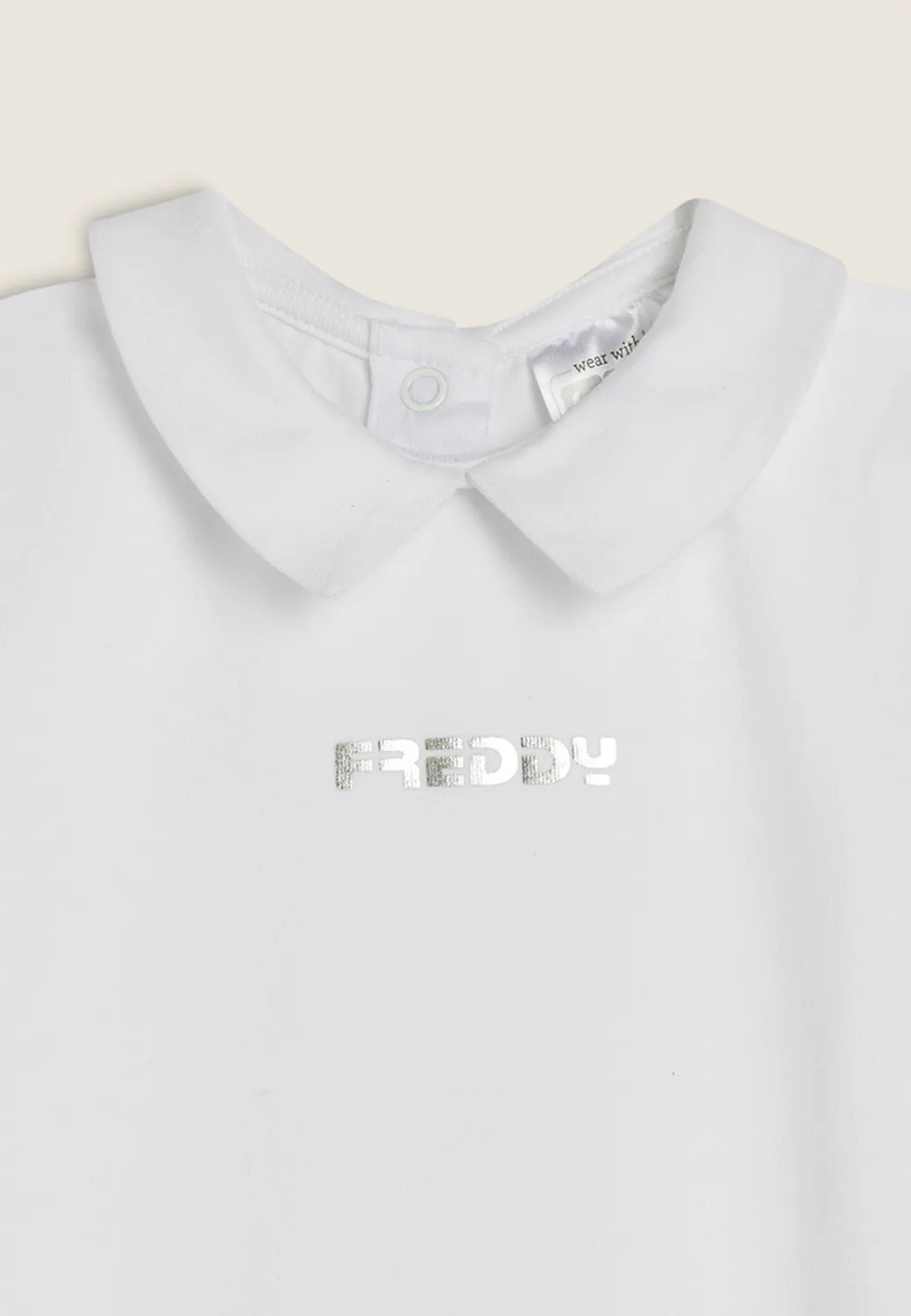 Freddy Baby-Set Strampler 3-tlg Weiß 1 Monat Baumwolle
