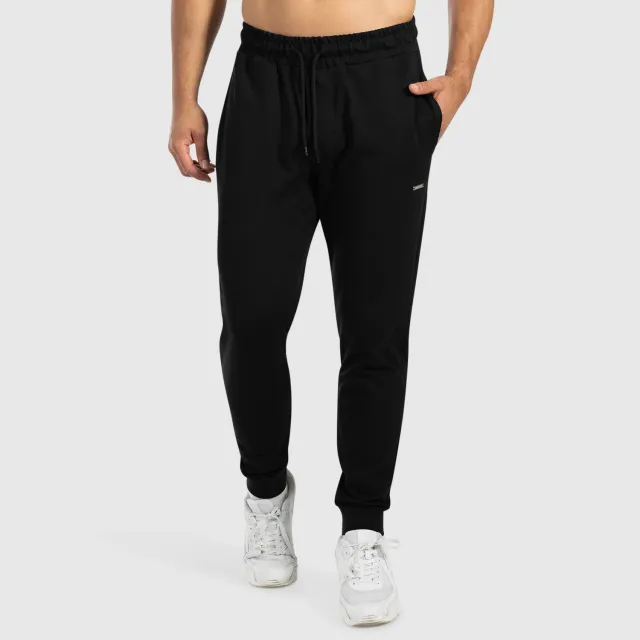 Smilodox Nilo Jogginghose Herren Schwarz Regular Fit