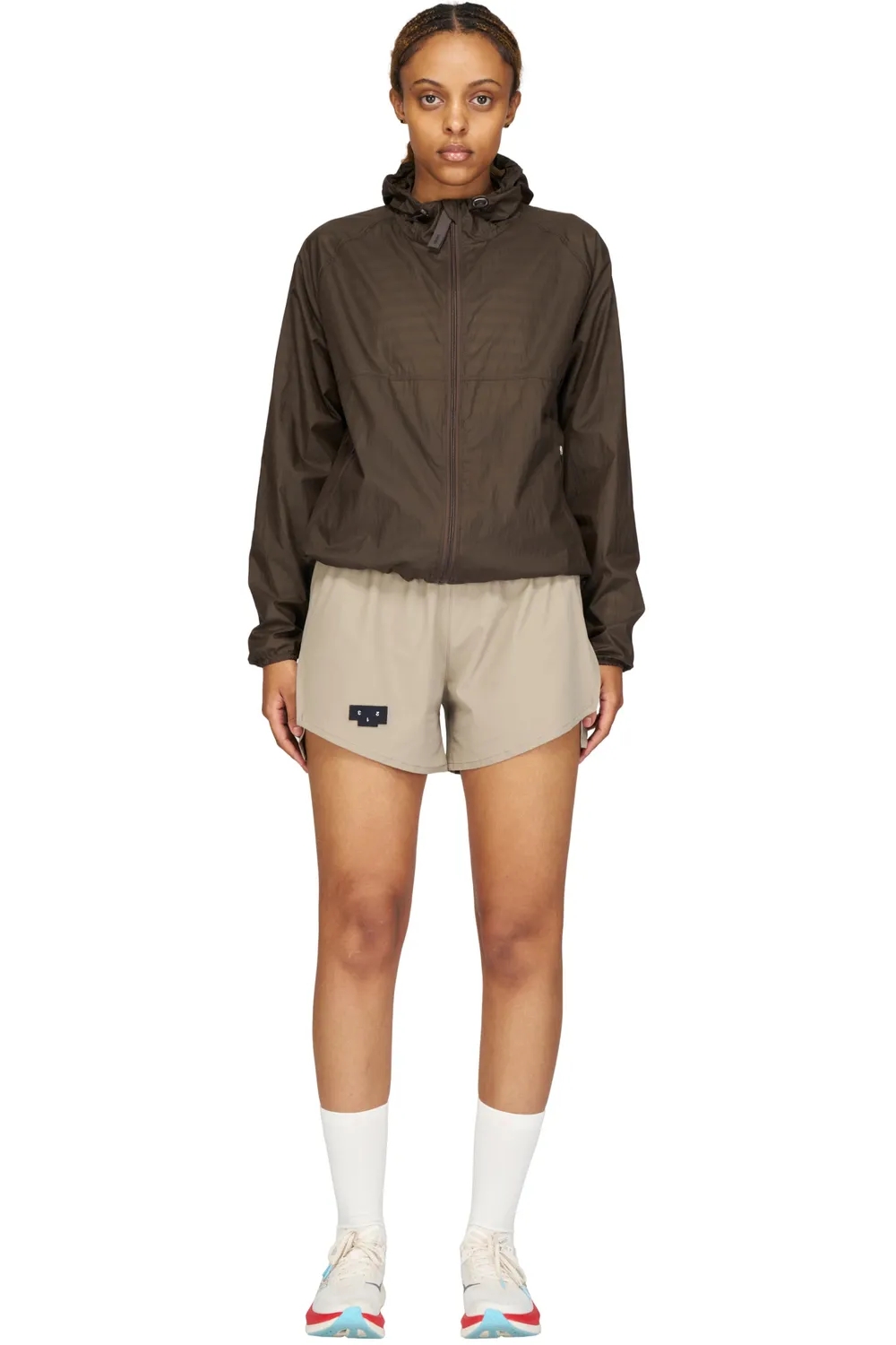 UNNA Smiles Run Jacket W Laufjacke Wren Brown Nylon