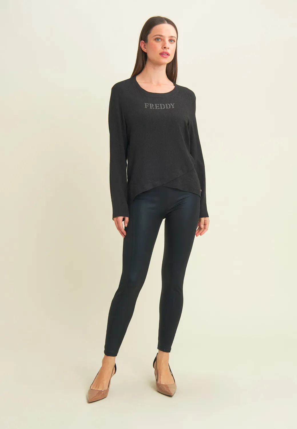 Freddy WR.UP Superskinny 7/8 Hose hoher Bund Kontrast