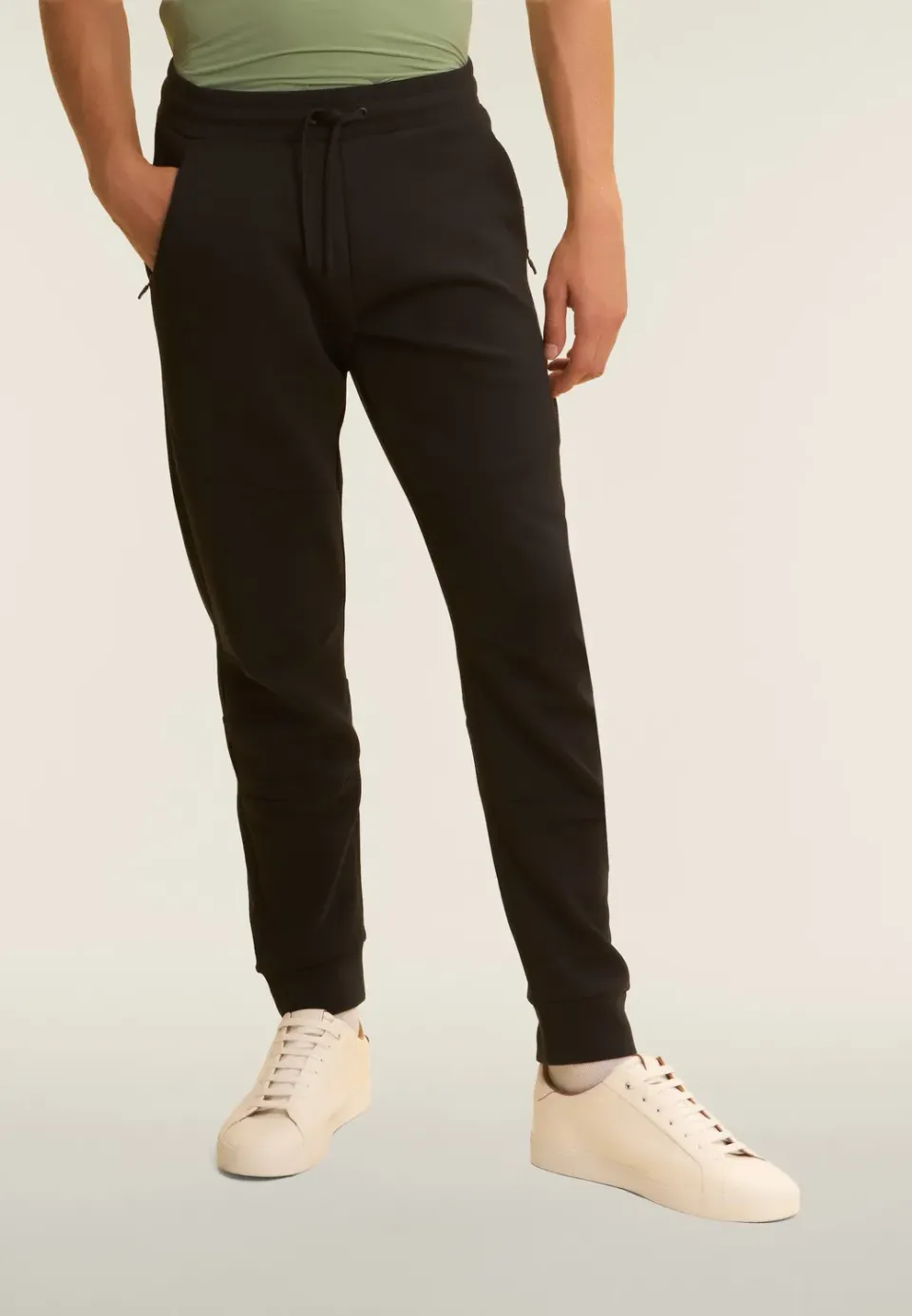 Freddy Interlock Sporthose Herren Schwarz Zip-Taschen