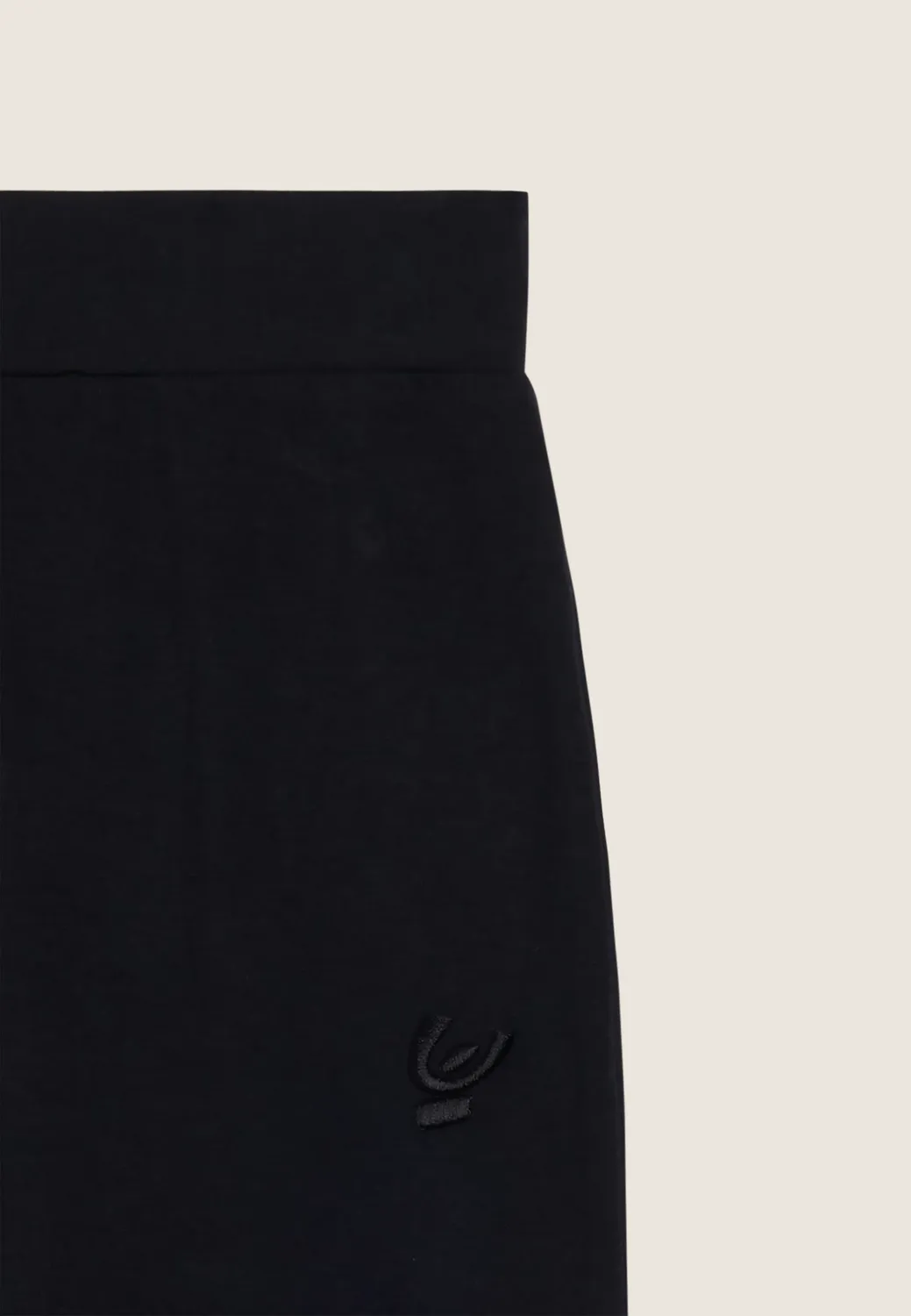 Freddy Leggings Mädchen Schwarz lang gesticktes Logo