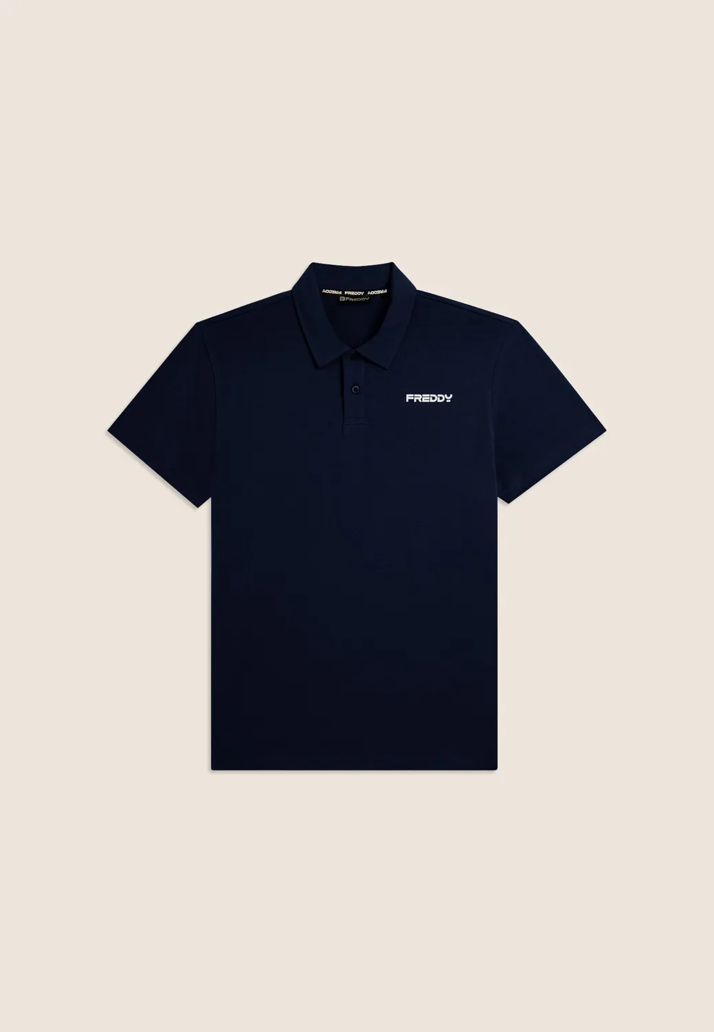 Freddy Heavy Jersey Polo Stretch Logo Regular Fit