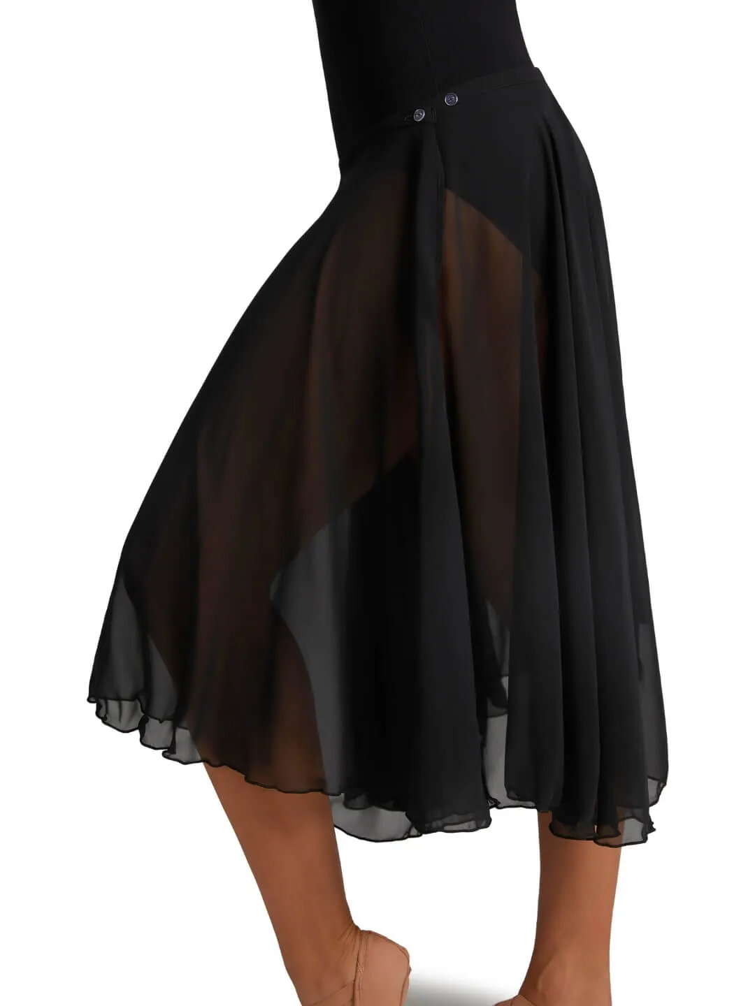 Capezio Class Collection 11151W Tellerrock Schwarz Midi