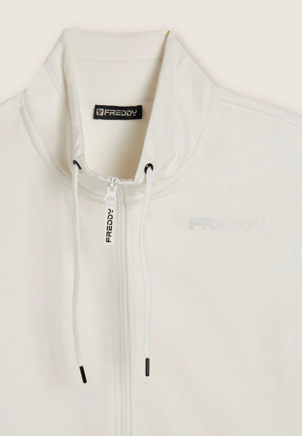 Freddy MOV Full-Zip Sweatjacke anthrazit Stehkragen