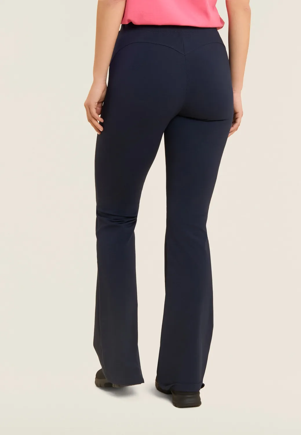 Freddy Leggings Schlag Baumwolle Schwarz Regular Waist