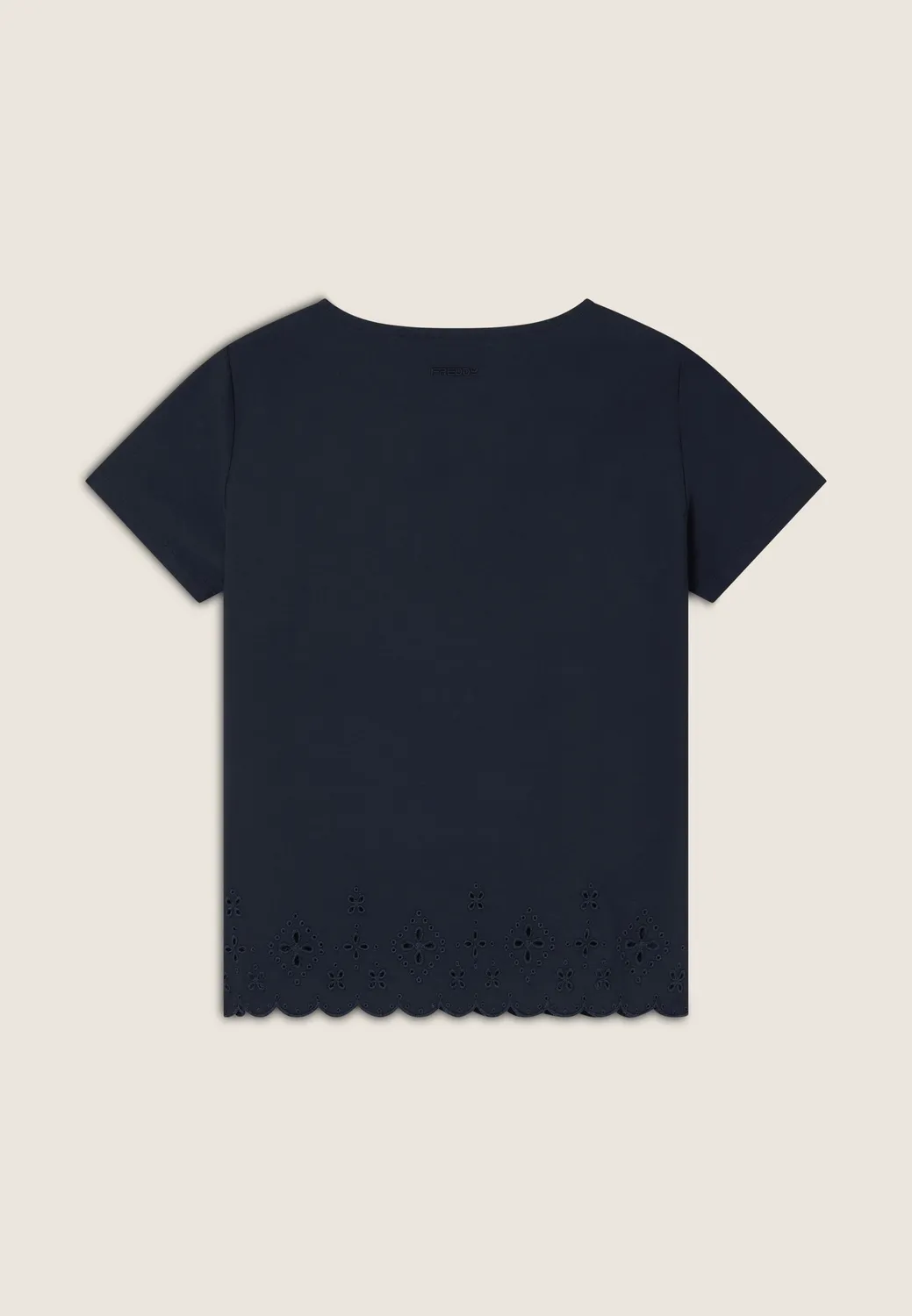 Freddy Sangallo T-Shirt Damen Baumwolle schwarz Regular-Fit