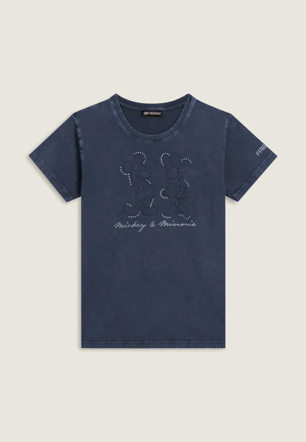 Freddy Disney T-Shirt Damen Bering Sea XXS Strass