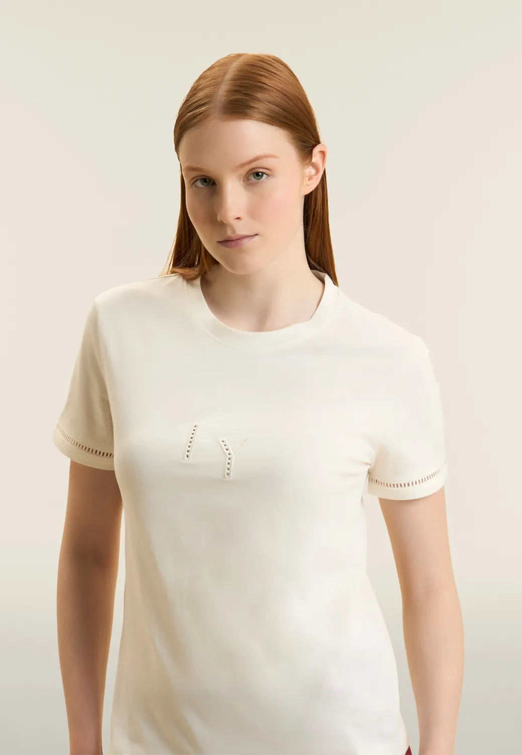 Freddy T-Shirt Logo-Stickerei Zen Blue regular