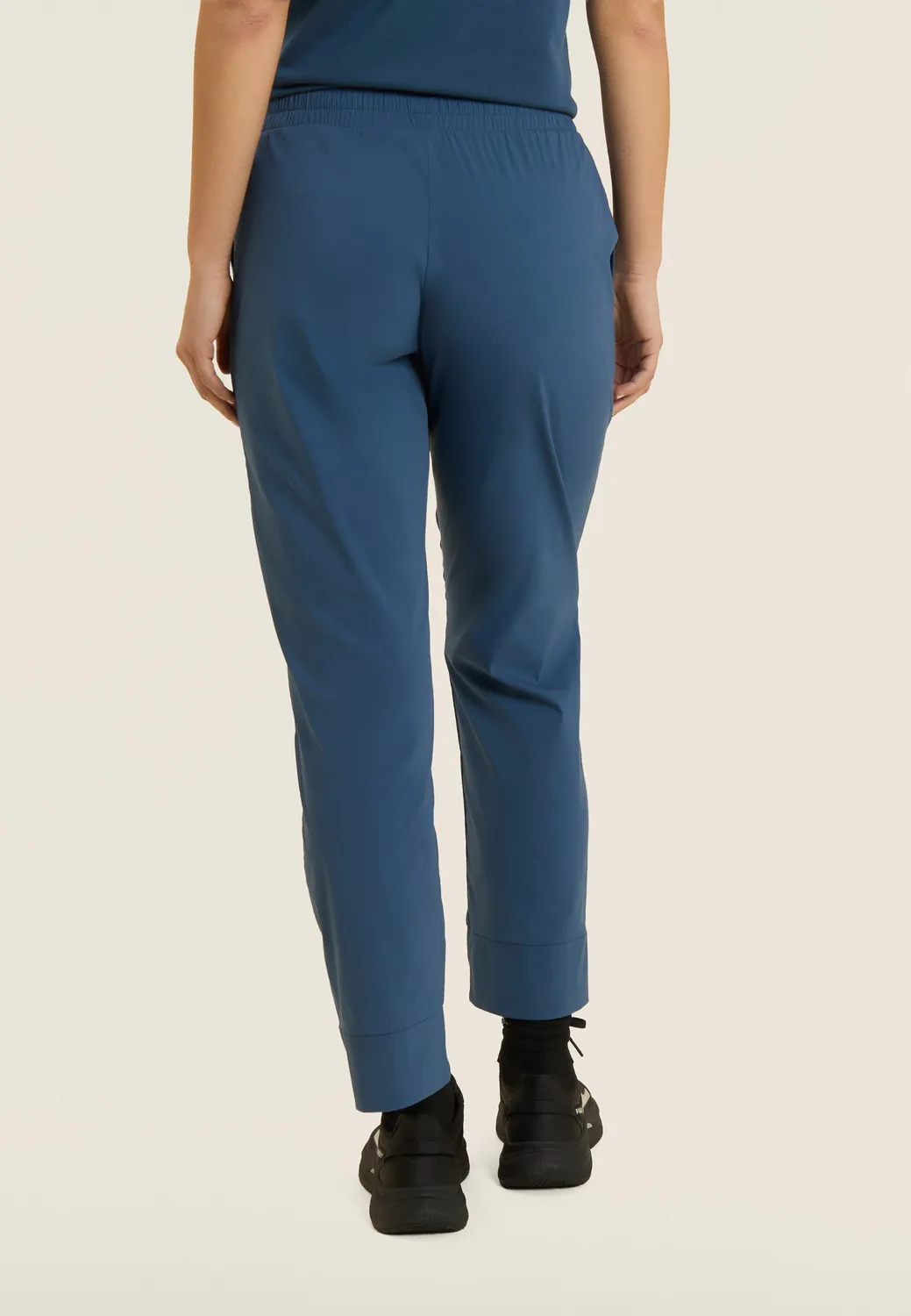 Freddy Cropped Hose Karotte Popeline Dunkelblau M