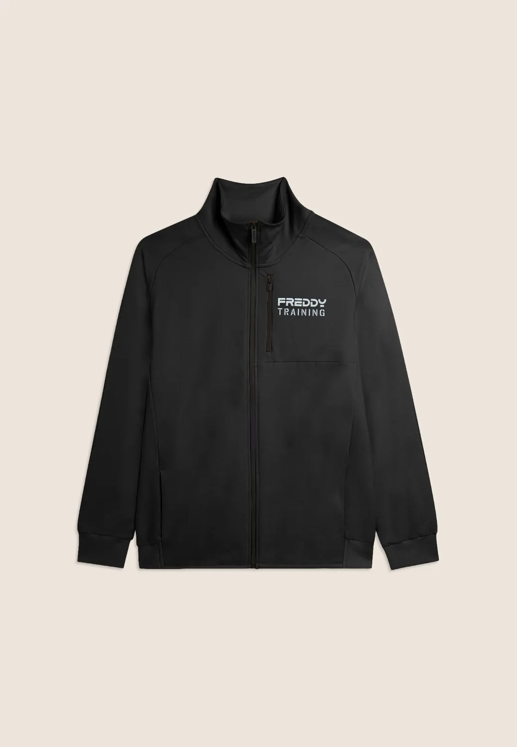 Freddy Full-Zip Hoodie Schwarz Taschino Regular Fit