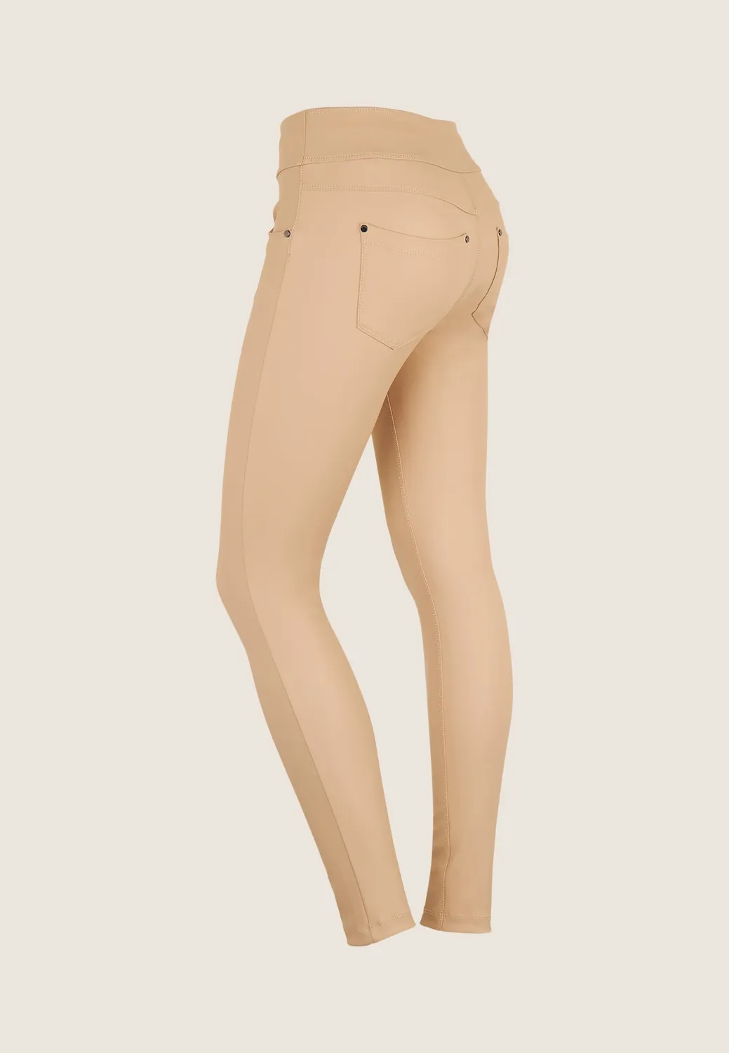 Freddy N.O.W. Skinny Hose Similpelle Matt mittlere Taille