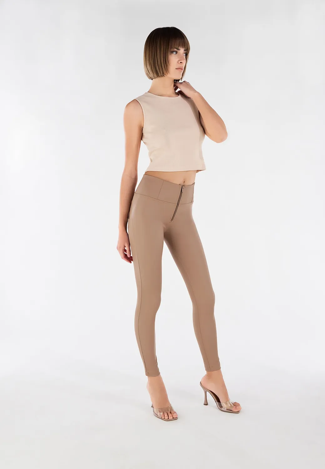 Freddy WR.UP Hose Damen Superskinny Kunstleder