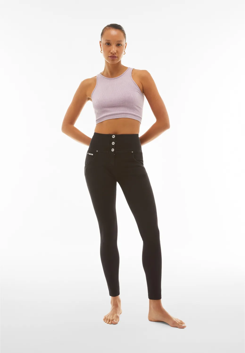 Freddy WR.UP Push-up Hose Navetta Navy Peony High-Waist