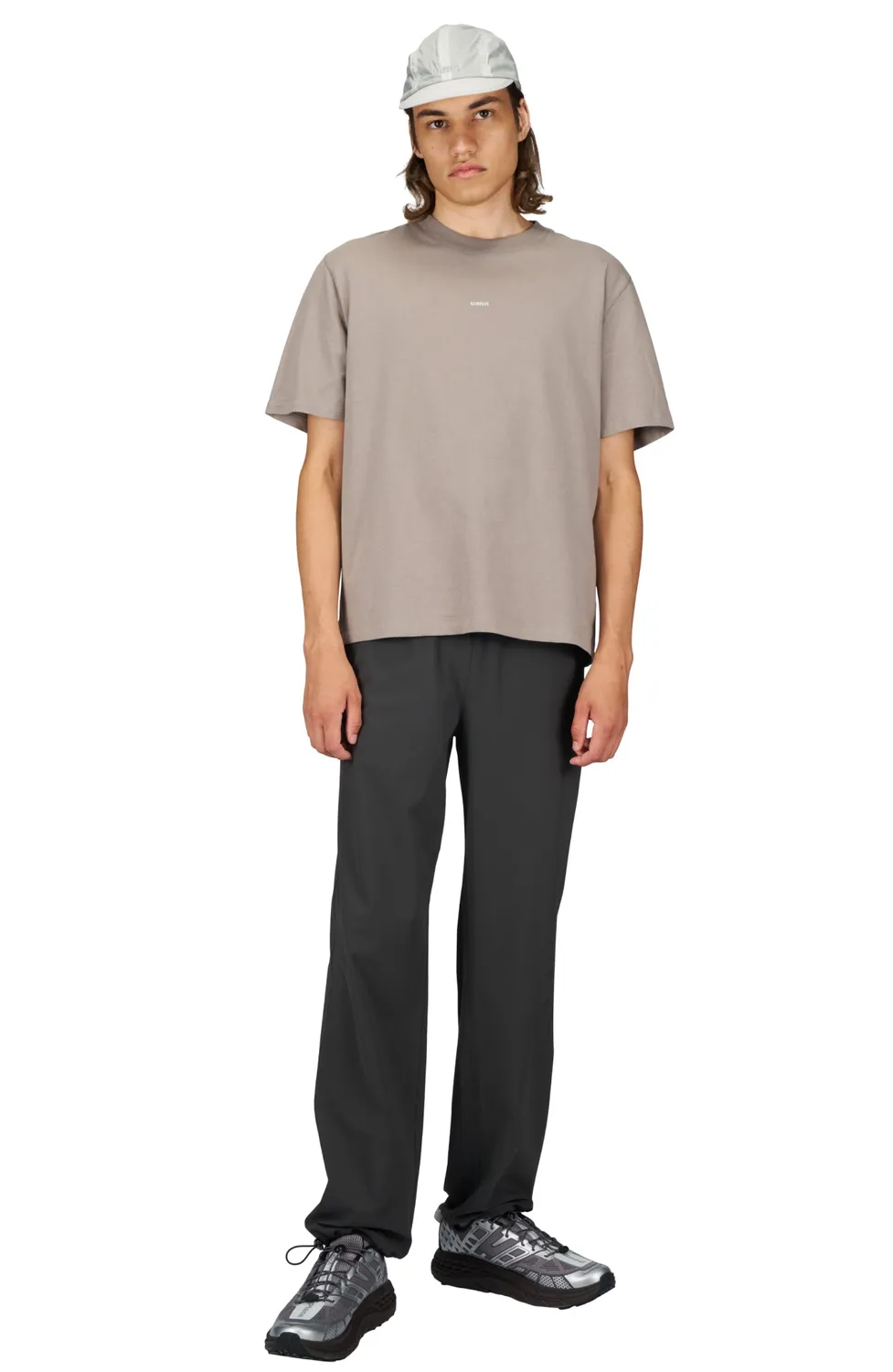 UNNA Everywhere Pants Herren Laufhose Dunkelgrau Zip