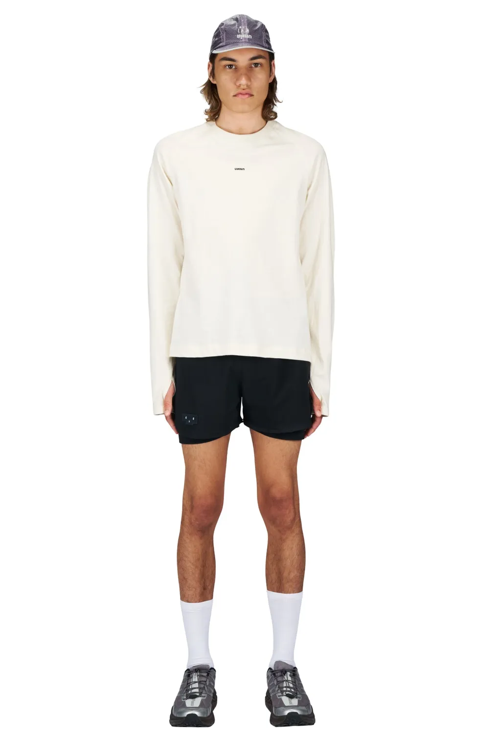 UNNA Flow 3 Laufshorts Herren Schwarz ECONYL