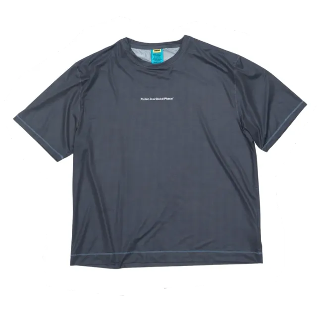 UNNA Wavy Tee Laufshirt Damen Blue Grey atmungsaktiv