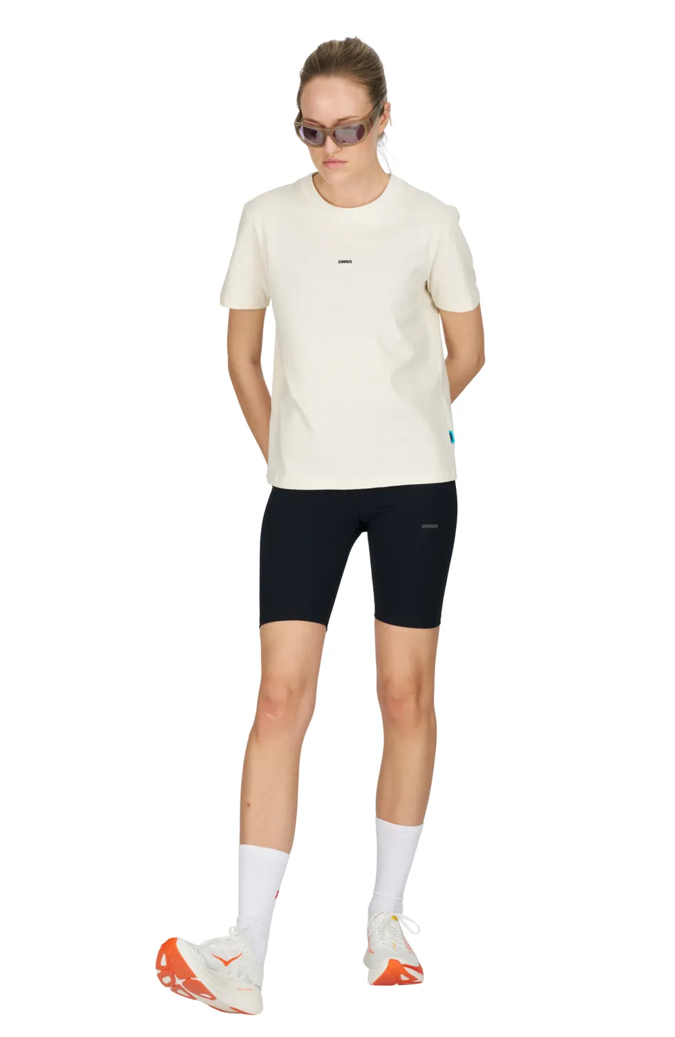 UNNA Smiles Club Tee W T-Shirt Vanilla White Bio-Mix