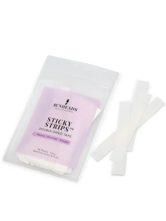 Bunheads Sticky Strips Kostümklebeband Transparent 36 Stück