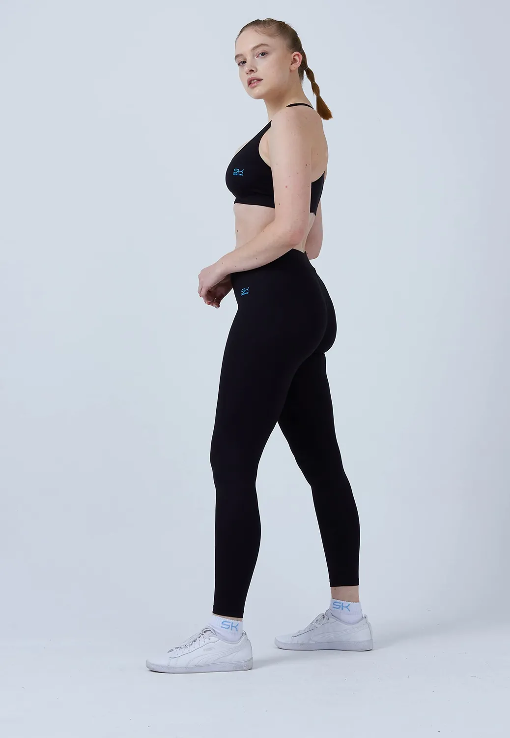 SPORTKIND Fitness 7/8 Leggings blickdicht Größe M