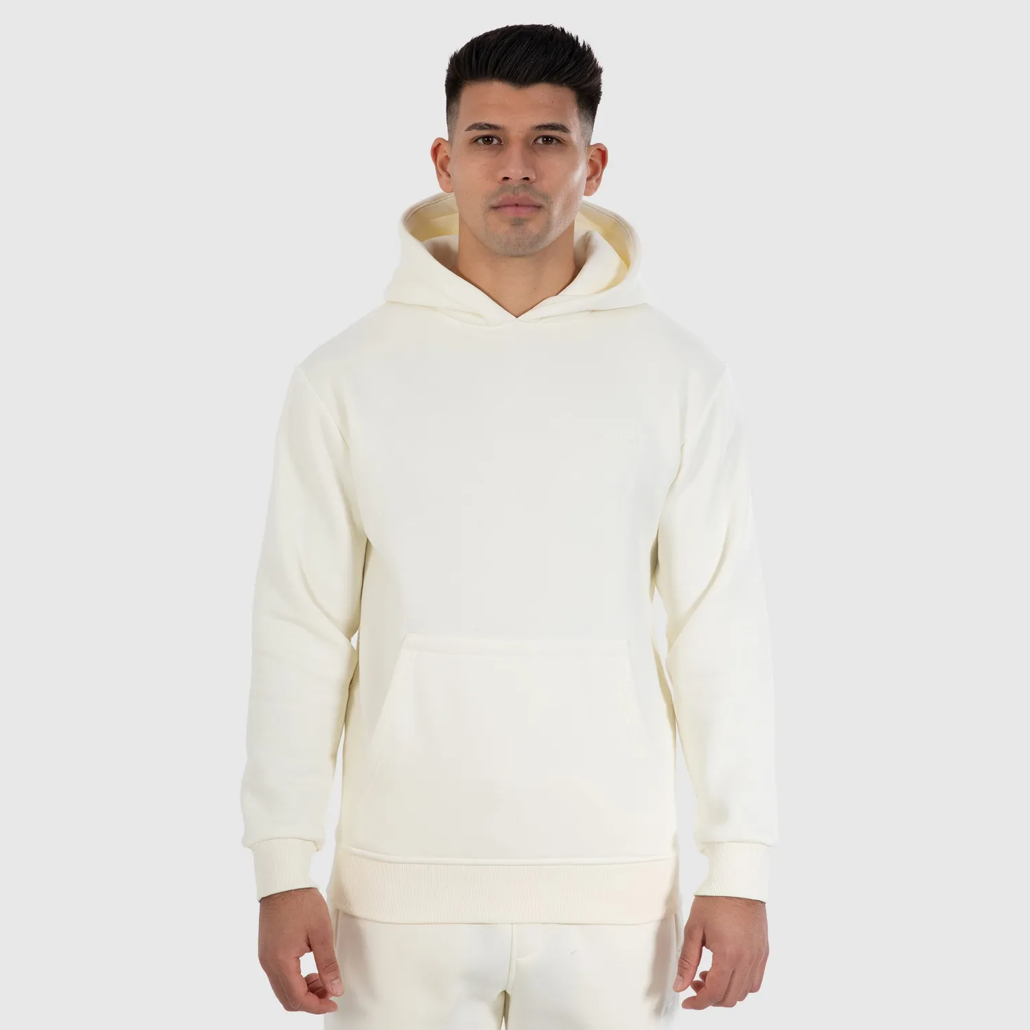 Smilodox Ren Hoodie Herren Schwarz warmer Baumwollmix