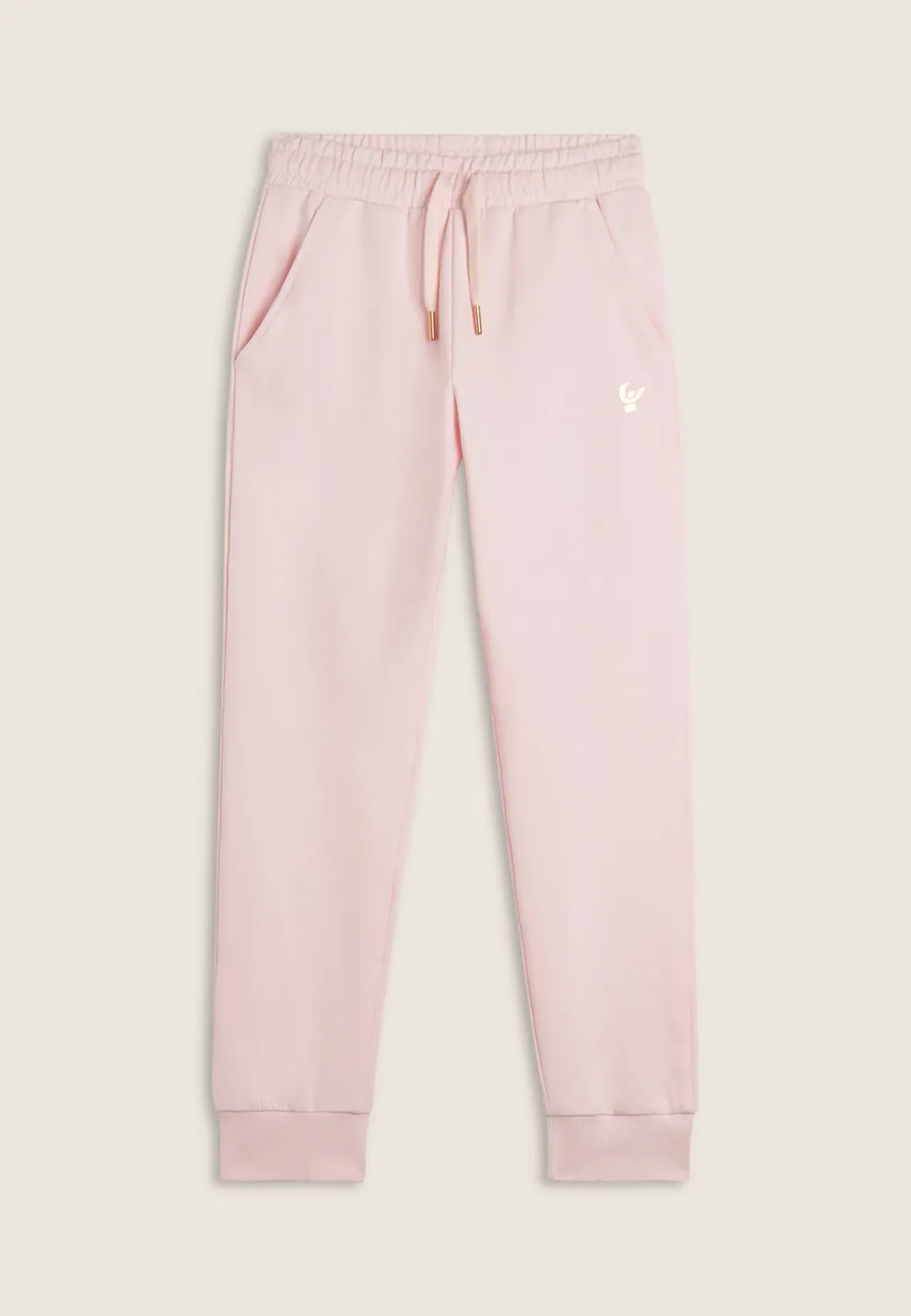 Freddy Kinder Sporthose mit Bündchen Rosa Baumwolle