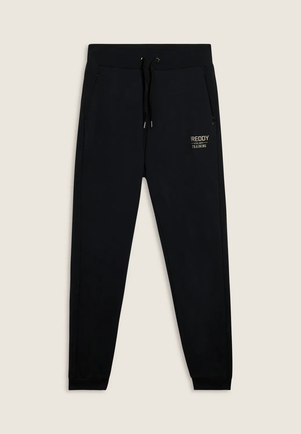 Freddy Jogger Herren Baumwolle Regular schwarz
