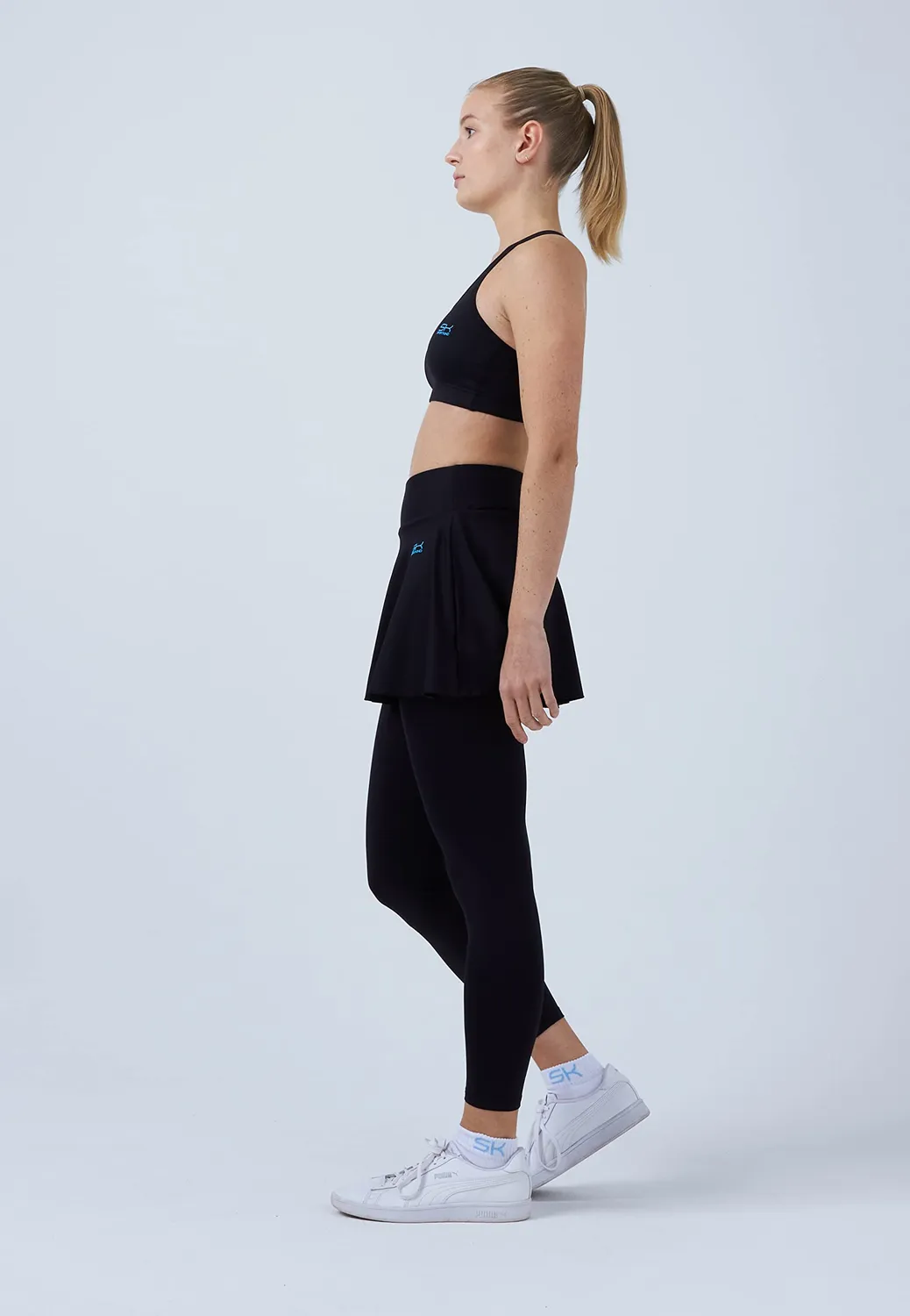 SPORTKIND Advantage Tennisrock lange Leggings warm