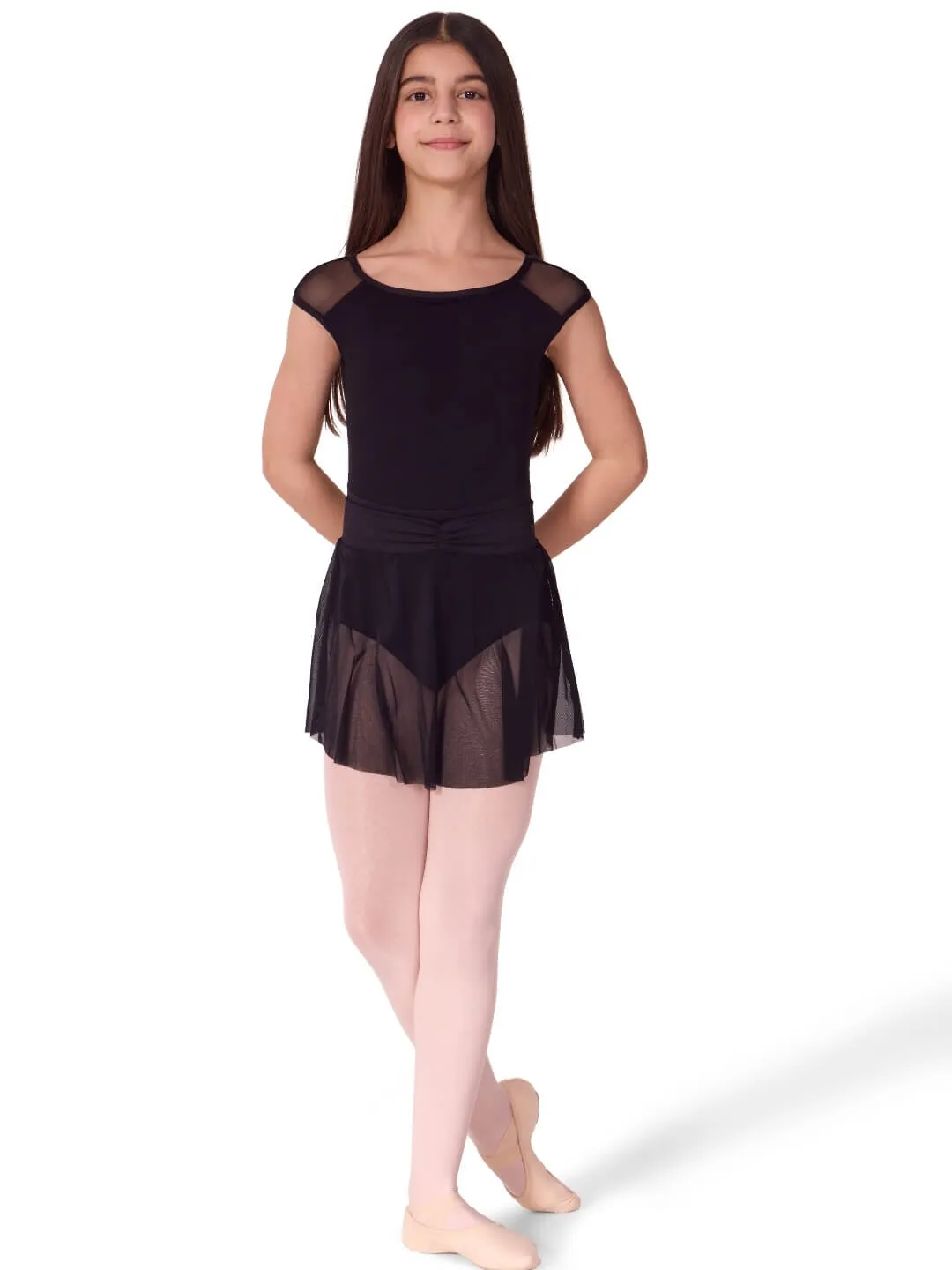 Capezio Sea Star F12585C Ballettrock Pink Mesh Kinder